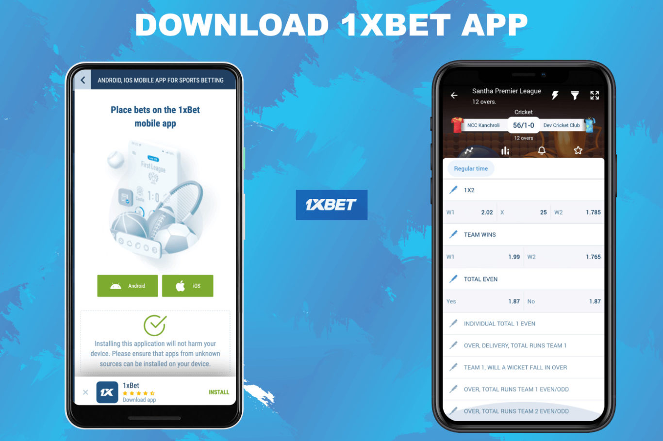 Baixando o Aplicativo 1xBet no Android